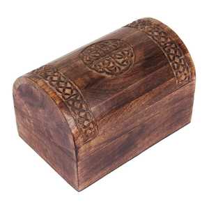 Teal Blue Bone Inlay Floral Jewelry <b>Box</b> Handcrafted Rectangular Wooden <b>Keepsake</b> Chest Luxury Mother of Pearl Style Storage Bin - Product Image 1