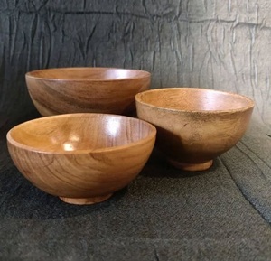 Bol de service en bois d'acacia écologique de style vintage, vaisselle de qualité alimentaire, vaisselle de table, vaisselle pour collations, décoration de fête à domicile, meilleur prix - Product Image 2
