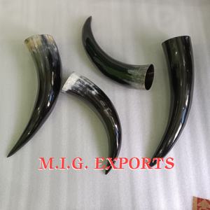 Cuerno para beber de cuerno negro o cuerno de búfalo para fiestas de cumpleaños, bodas, oficinas, festivales y otros eventos. - Product Image 5