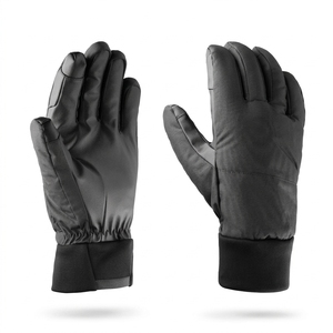 Gants de ski d'hiver pour hommes et femmes, gants en cuir, mitaines avec protection pour les sports de plein air, gants de football et de ski - Product Image 2