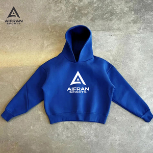 เสื้อฮู้ดผ้าฝ้ายพรีเมียม Aifran รุ่นหนาพิเศษ – เสื้อพูลโอเวอร์บุขนนุ่มพิเศษพร้อมเชือกปรับได้และกระเป๋าจิงโจ้ - Product Image 2