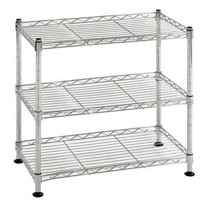 Étagère de cuisine élégante en acier inoxydable de haute qualité, gain de place, multi-niveaux, organiseur de rangement pour vaisselle au prix le plus bas - Product Image 1
