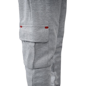 Conjunto Deportivo Cargo Color Gris Jaspeado para Hombre, Marca Crescent Wear, 100% Algodón, Estilo Urbano, Invierno, Ecológico, Corte Atlético Regular - Product Image 4