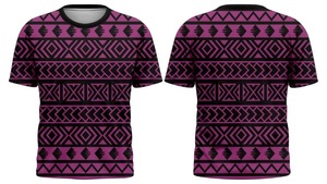 New Arrival Polynesian Tribal Chuuk Custom Designer <b>Black</b> Men's Jersey T-Shirt Sublimation Print Front High Quality Wholesale - Product Image 2