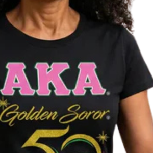 Camiseta estampada Golden Soror para mujer, camiseta gráfica de algodón de primera calidad, ropa informal de manga corta, ropa de moda para uso diario - Product Image 6