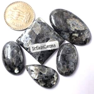 Lote al por mayor de 100% cabujones de larvikita naturales hechos a mano piedras preciosas de cuarzo de corte ovalado para hacer joyas de cristal piedras preciosas sueltas - Product Image 6