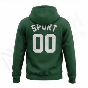 Sweat-shirts à capuche zippés personnalisés avec logo pour équipes, clubs, écoles – Veste confortable en mélange de coton à fermeture éclair intégrale – Prêt pour l'OEM, couleur personnalisable - Product Image 2