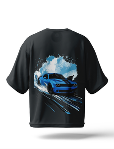 Camiseta Oversize Lisa con Hombros Caídos y Estampado Gráfico - Compra Camisetas de Algodón Grueso de Alta Calidad para Hombre - Product Image 6