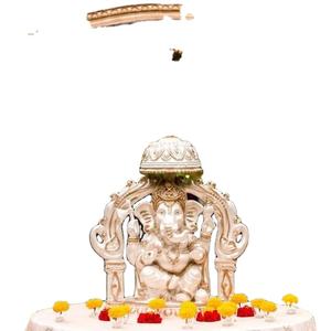 รูปปั้นพระพิฆเนศแบบดั้งเดิมของอินเดียสำหรับงานแต่งงาน - Product Image 1