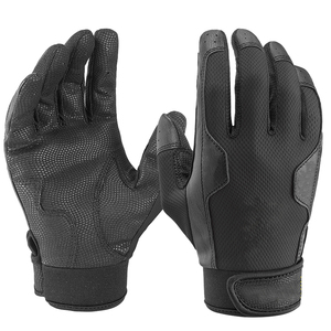 ถุงมือตีเบสบอล/ซอฟต์บอล ดีไซน์ทันสมัย หนังแกะแท้  แบบ unisex  พร้อมปักโลโก้ได้  ปิดด้วยแถบตีนตุ๊กแก - Product Image 2