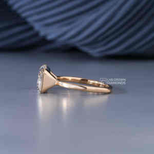 Bague solitaire en or jaune 14 carats avec diamant de laboratoire taille radiant pour femme, luxe, 4,52 carats, qualité VS EF, cadeau de bijoux, 4,52 g - Product Image 5