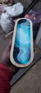 Soporte de incienso de madera con forma de barco hecho a mano pulido grabado de siete Chakras ideal para relajación de aromaterapia y decoración del hogar - Product Image 3