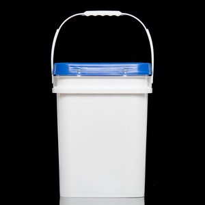 15L Heavy Duty Square Plastic <b>Bucket</b> <b>with</b> <b>Lid</b> for Lubricating Grease Industrial Packaging - Product Image 6
