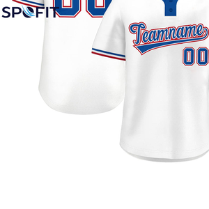 Camiseta de Béisbol Personalizada con Logotipo para Hombre, 100% Poliéster, Manga Corta, Transpirable, de Secado Rápido, Venta al Por Mayor Directa de Fábrica - Product Image 6