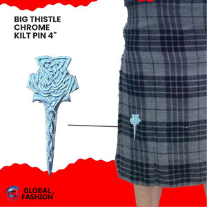 Oferta Especial: Pin para Kilt con Diseño Celta de Cardo Grande Escocés de las Tierras Altas, Decorativo Estilo Antiguo, Suministros de Fábrica - Product Image 5