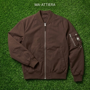 <b>Mens</b> Brown <b>Utility</b> Bomber <b>Jacket</b> Streetwear <b>Mens</b> Winter <b>Jackets</b> Wholesale <b>Jacket</b> For <b>Men</b> Casual Clothing - Product Image 5