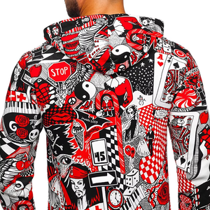 Sudaderas con Capucha Sublimadas Personalizadas 100% Algodón, Transpirables, Impermeables, de Forro Polar, de Alta Calidad, para Hombre - Product Image 5