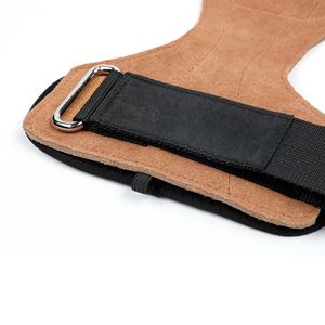 Poignées de Cross-Fit personnalisées robustes avec rembourrage en néoprène et protection de la paume en cuir de vachette, antidérapantes et réglables – Modèle avancé - Product Image 6