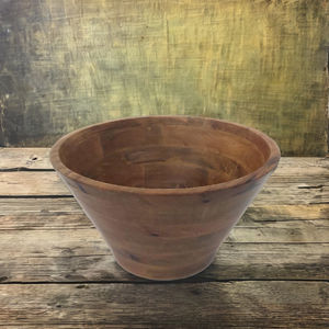 Vente chaude Bol de service en bois de manguier écologique Couleur naturelle Cuisine Maison Décoration de mariage Taille et forme personnalisées - Product Image 3