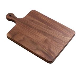 Planche à découper en bois d'acacia 40x25cm, planche à découper en bois, planche à charcuterie avec poignée - Product Image 2