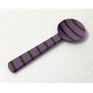 Premium Quality Disposable <b>Salad</b> <b>Tools</b> <b>Salad</b> Server Spoon Fork Set Horn Resin Handles Dishwasher Safe Customized Microwave Oven - Product Image 4