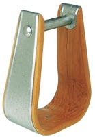 Sadel Berkuda Gaya Barat Bergaris Kayu Lebar dengan Bell Saddle, Stirrup Berlapis Nikel, dan Rangka Plastik yang Dapat Disesuaikan, 2 Buah