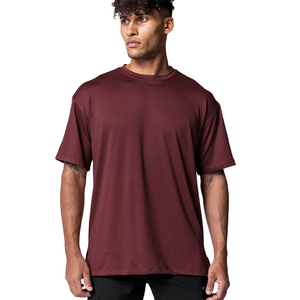 เสื้อยืดผู้ชายทรงหลวม ผ้าฝ้าย 100% หนัก 230gsm ระบายอากาศได้ดี เป็นมิตรกับสิ่งแวดล้อม คุณภาพสูง พร้อมปักลายตามสั่งและสกรีนพิมพ์ - Product Image 5