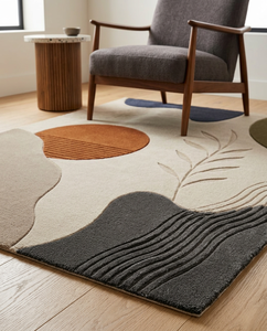 Carpet for Living Room Handmade Abstract Hand Tufted Wool Area Rug Modern Sculpted Custom Designer Carpet Bedroom Hotel - Product Image 4