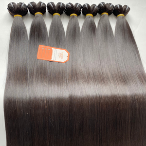 Extensiones de cabello virgen vietnamita 100% al por mayor, cabello Remy liso con cutícula alineada, aspecto Natural de larga duración - Product Image 4
