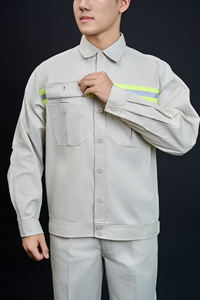 เสื้อทำงานแขนสั้น FMF Industrial Hi Visibility ระบายอากาศได้ดี สำหรับผู้ชายและผู้หญิง ป้องกันรังสียูวี ป้องกันไฟฟ้าสถิตย์ สะท้อนแสงเพื่อความปลอดภัย บริการ OEM - Product Image 2