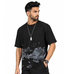 T-shirts en coton pour hommes, doux, légers, confortables, à manches courtes, logo personnalisé, fabricant de vêtements en gros, t-shirts personnalisés de qualité supérieure - Product Image 5