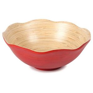 Bol à fruits en bambou, écologique, fait main, bol de service, fabricant en gros sur mesure, fournisseur direct d'usine du Vietnam - Product Image 3