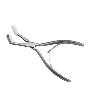 Pinzas para Extensiones de Cabello de Acero Inoxidable con Puntas de Nailon, Herramienta para Extensiones de Cabello con Micro Anillos, Pinza Profesional de Agarre Fuerte para Extensiones de Cabello - Product Image 1