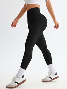 Leggings de yoga sans couture à taille haute pour femmes |   Leggings de sport tie-dye délavés à l'acide |   Pantalons de fitness légers en polyester et élasthanne - Product Image 5