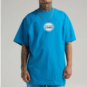 เสื้อยืดคอตตอนหนาน้ำหนัก 240 GSM ทรงโอเวอร์ไซส์ ผ้าหนา ทรงบ็อกซี่ ไหล่ตก แบบเรียบๆ ขายส่ง - Product Image 1