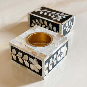 Brûleur à Bakhoor en nacre incrustée, artisanal et exquis, décoration d'intérieur haut de gamme, célébrations du Ramadan et de l'Aïd, coffrets cadeaux élégants - Product Image 3