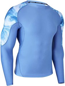 Camisetas de Manga Larga Sublimadas con Diseño Personalizado, Ropa Deportiva para Hombre, Spandex/Poliéster UPF50+, Artes Marciales - Product Image 3