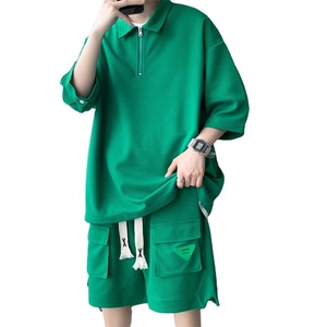 <b>summer</b> new suit 3D digital print T-<b>shirt</b> Lapel <b>shirt</b> open lining Hawaii Men Short Short Pants - Product Image 5