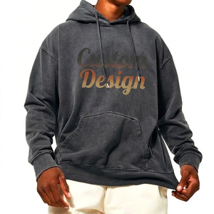 Sudadera con Capucha Oversize para Hombre con Diseño Personalizado y Estampado, Último Diseño 2026, Sudaderas con Estampado para Hombre en Venta Online - Product Image 1