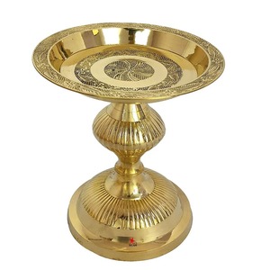 Bol à dattes élégant en métal, centre de table haut de gamme pour une mise en scène festive et une présentation de dîner festif - Product Image 2