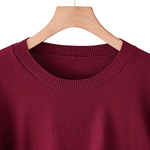 Pull en maille classique pour femme, col rond, manches longues, poignets côtelés, doux, décontracté, coupe régulière, chaud, pour le quotidien, tendance - Product Image 5