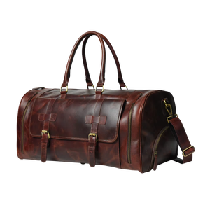 Stylish Design Durable <b>Leather</b> <b>Weekender</b> Travel Duffel <b>Bag</b> 2026 Premium Quality Wholesale Custom Logo <b>Leather</b> Travel Duffle <b>Bags</b> - Product Image 3
