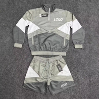 Ensemble court décontracté d'hiver pour homme, deux pièces, sweat à capuche et short, 100% coton, imperméable, respirant, séchage rapide