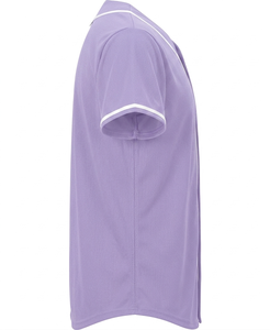 เสื้อเบสบอลผู้ชายสีม่วงลาเวนเดอร์แบบตาข่าย ระบายอากาศได้ดี รุ่นทันสมัยปี 2026 ผลิตตามสั่ง ขายส่งเสื้อผ้ากีฬา ผู้ผลิต OEM - Product Image 3