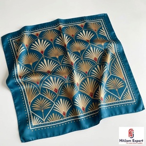 Custom Digital Print Square <b>Scarf</b> Private Label Fashion <b>Scarf</b> Premium Quality OEM ODM Textile Manufacturer Bali Custom - Product Image 5