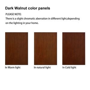 Vetrina Angolare a 6 Ripiani in Noce con Luci, Specchi e Ripiani Regolabili, Lampadine E26 Non Incluse - Product Image 6