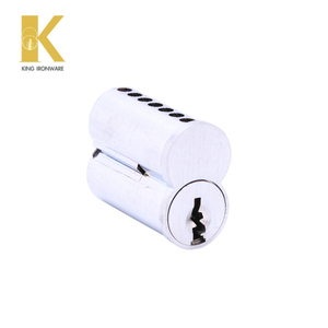 Cerradura de Cilindro con Múltiples Opciones de Ranura para Llave, Latón Cromado Satinado, 7 Pines, Ranura Tipo J SFIC para Seguridad en Edificios Comerciales - Product Image 4
