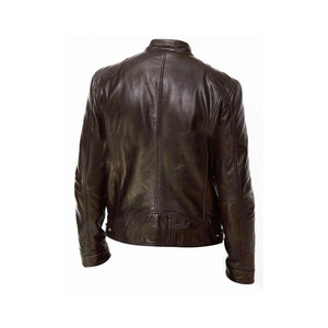 Abrigos de cuero para hombre, altamente cómodos, hechos a medida con su propio diseño y logotipo, con chaqueta de invierno para hombre. - Product Image 3