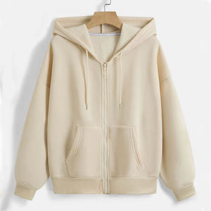 Sudadera con capucha personalizada para hombre con cremallera completa, teñida con pigmentos, de algodón, al por mayor, OEM para marcas de ropa urbana estadounidenses - Product Image 5
