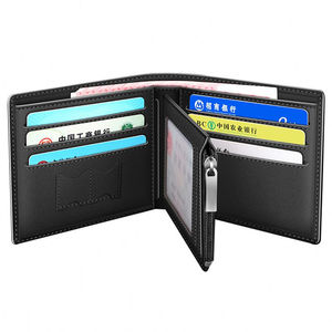 Portefeuille pour homme, portefeuille de voyage en cuir anti-magnétique avec fente pour cartes, portefeuille amovible - Product Image 4